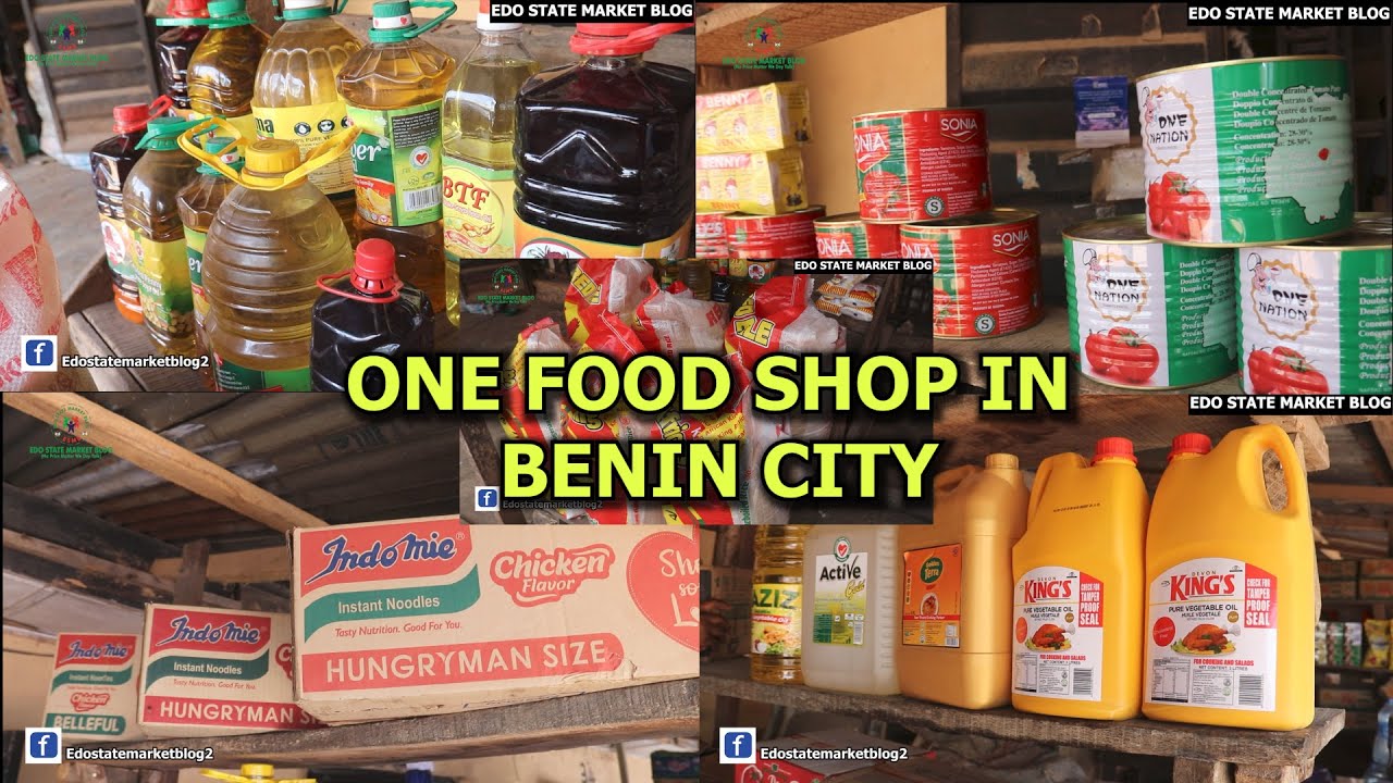EDO: ALL ON ONE FOOD SHOP IN BENIN CITY WITH EASY DELIVERY AND CHEAP FOOD STUFF