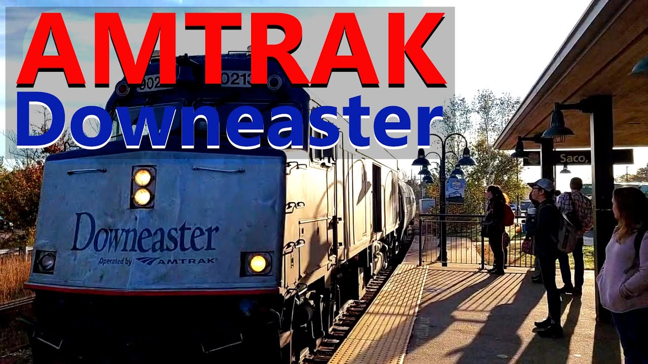 Amtrak Downeaster Train: Saco, ME to Boston, MA