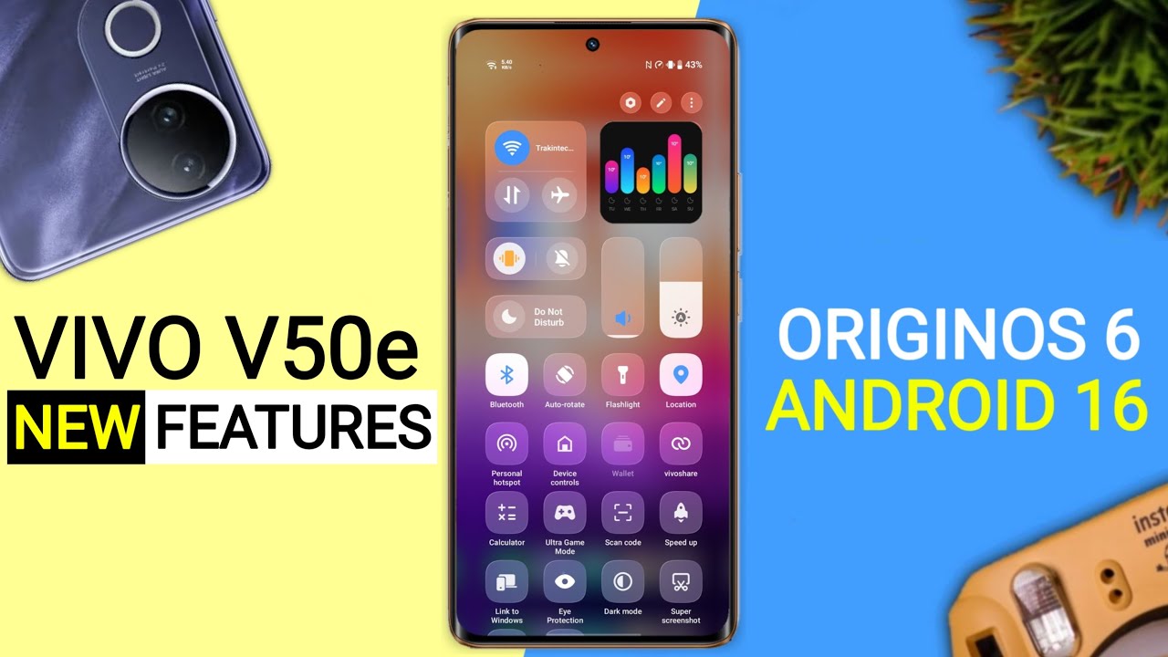 Vivo V50e OriginOS 6 Update - 25+ Amazing Features | Android 16 New Update V50e