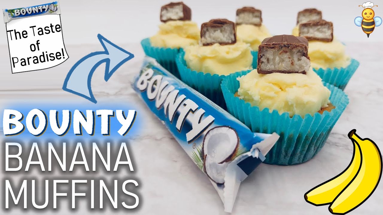 Bounty Banana Muffins | Homemade Chocolate Banana Muffins Recipe