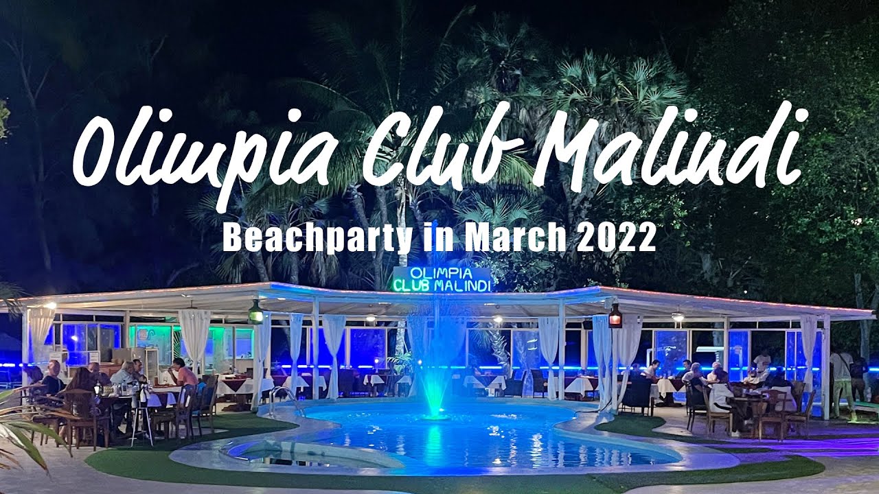 Beachparty im Olimpia Club Malindi im März 2022 in Kenia - präsentiert von malindi.info