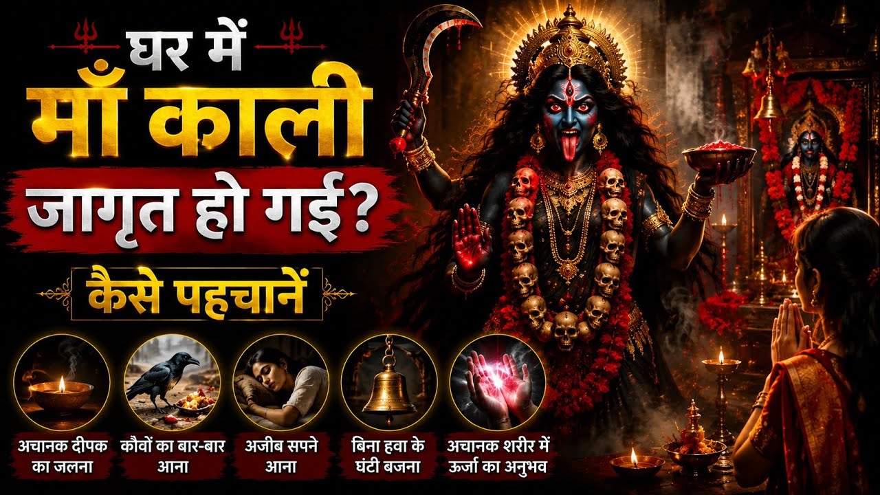 घर में माता काली के जागृत होने के  5 संकेत Mahakali Bhagat Gyan