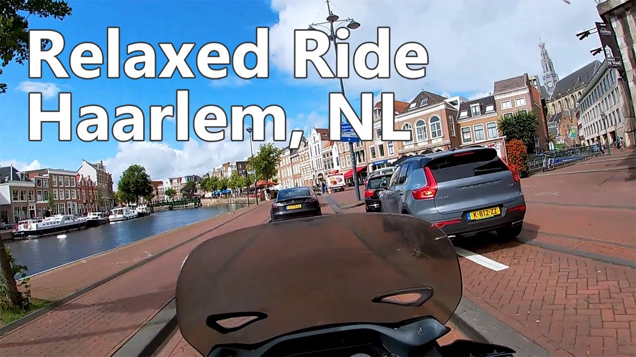 Relaxed Motorcycle Ride in Beautiful Haarlem - Zandvoort ST1100 Pan European GoPro Hero 7 Silver