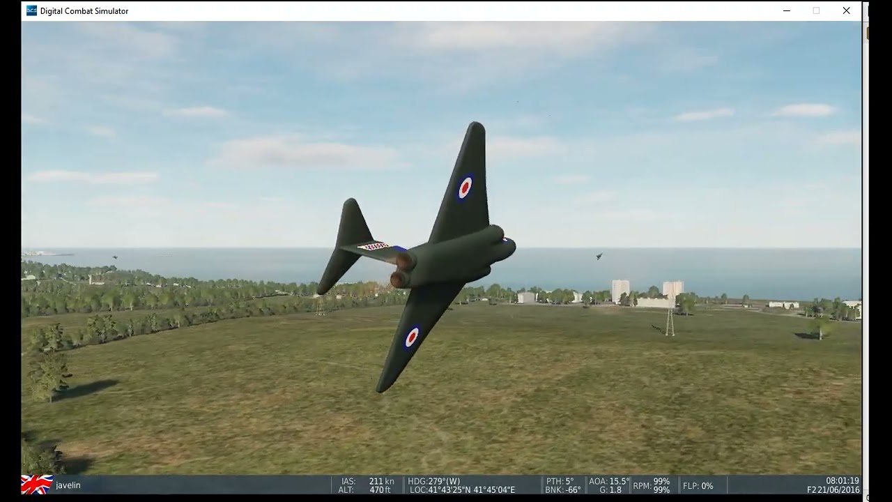 Gloster Javelin 4v4 BFM (DCS)