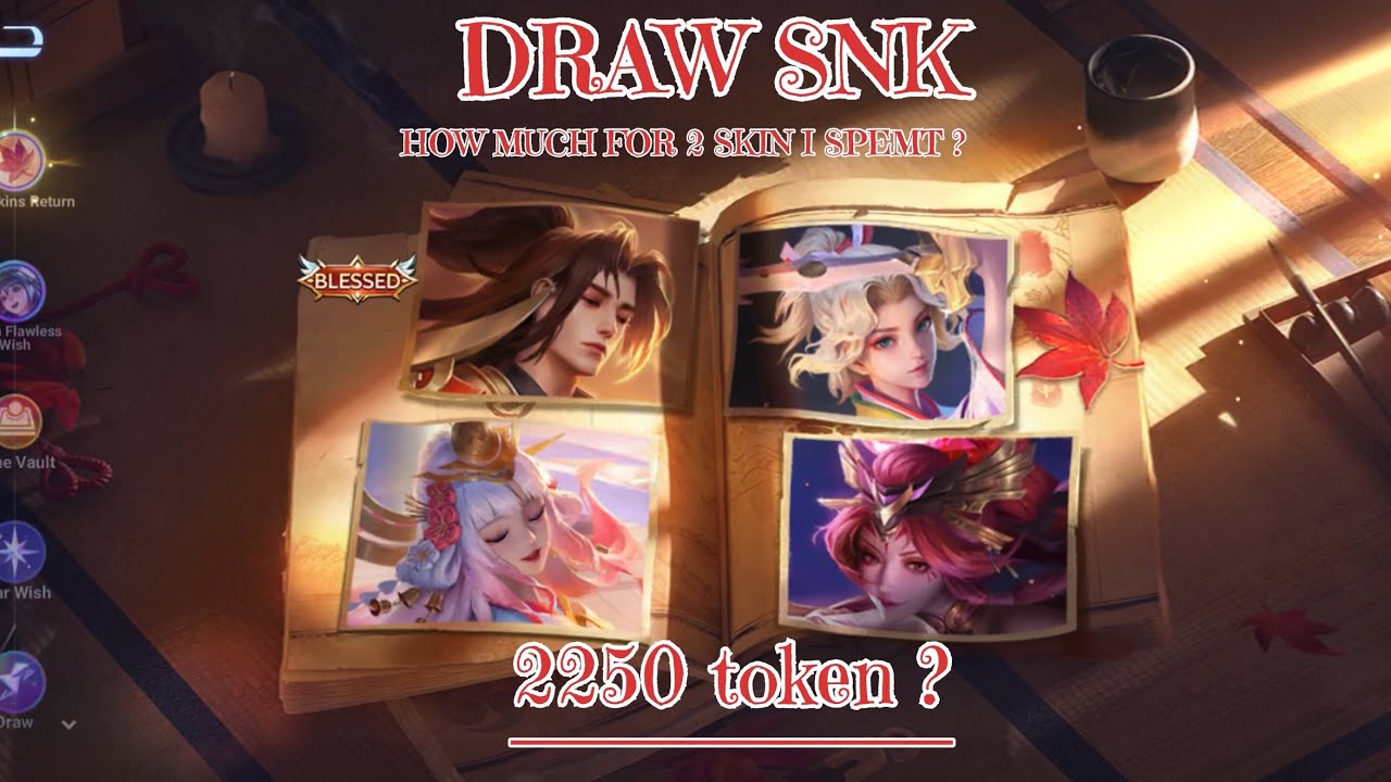 Let Draw SNK blessed skin - Mai Shiranui and Chalortte How much I spent for 2 skin ? 