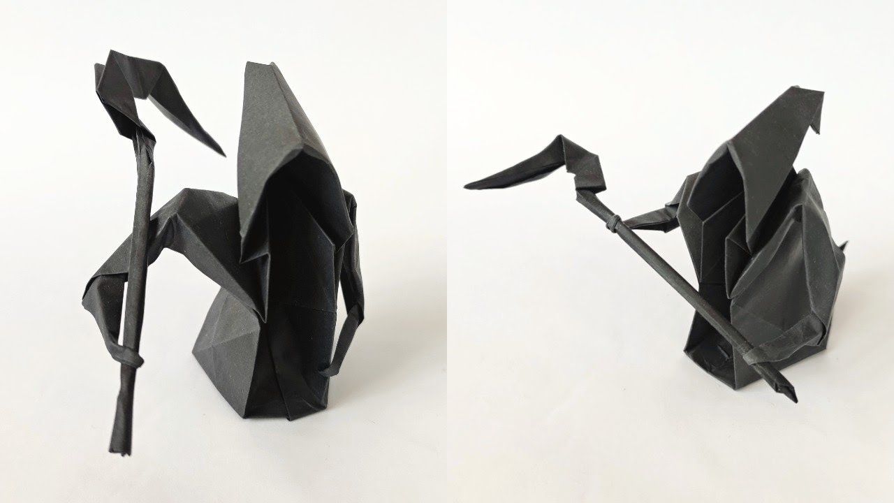Origami death scythe | How to make a paper scythe
