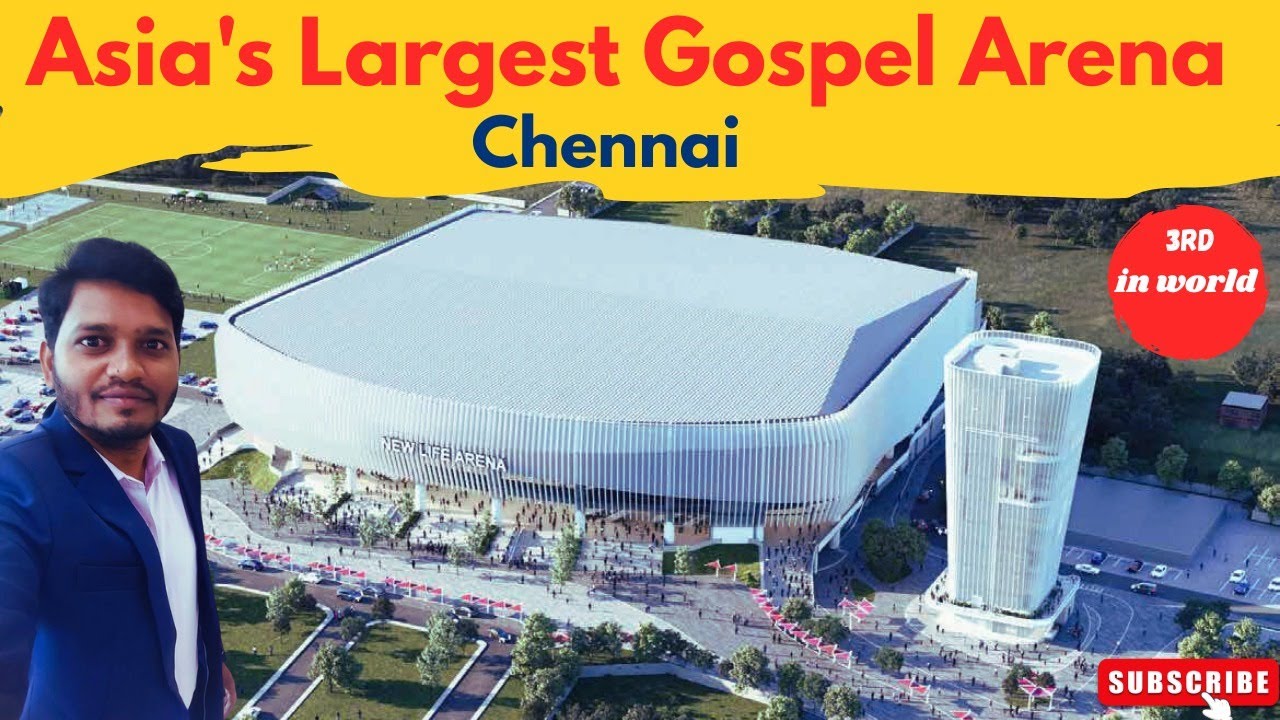 ఆసియాలోనే అతిపెద్ద చర్చి ఆడిటోరియం.! 35,000 మంది కూర్చునే సామర్థ్యం