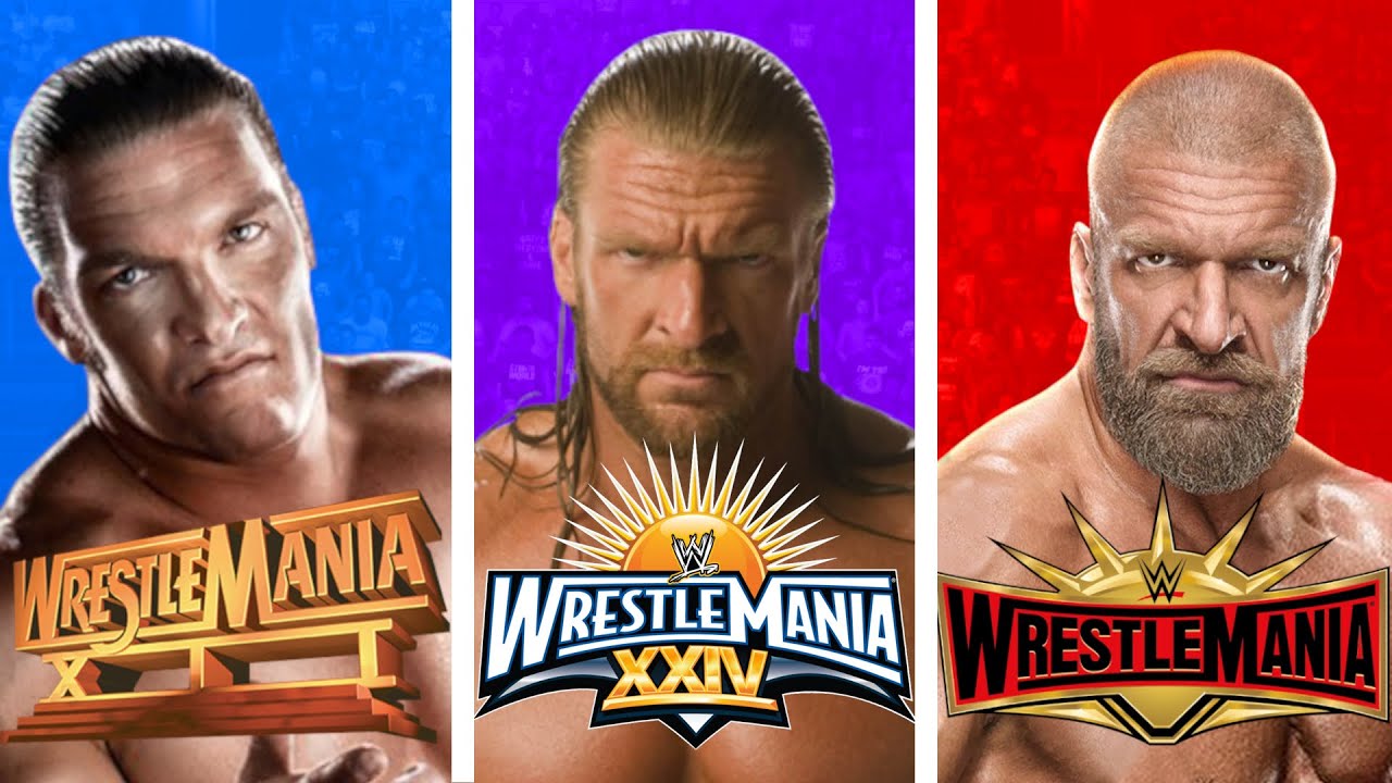 I Resimulated every Triple H Wrestlemania Match!