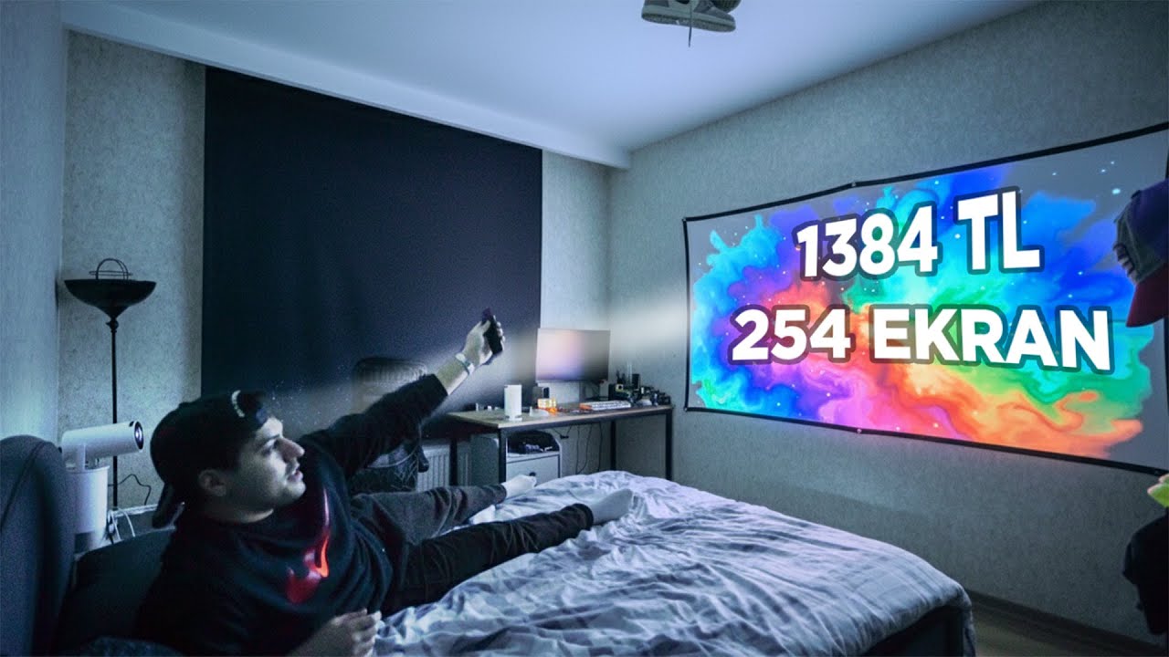 1384TL’ye Yatak Odama 254 EKRAN Sinema Sistemi Kurdum!