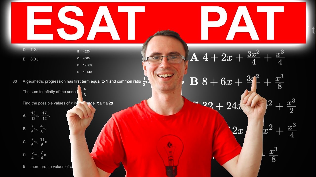 Как я буду готовиться к экзаменам ESAT и PAT по математике в 2025 году
