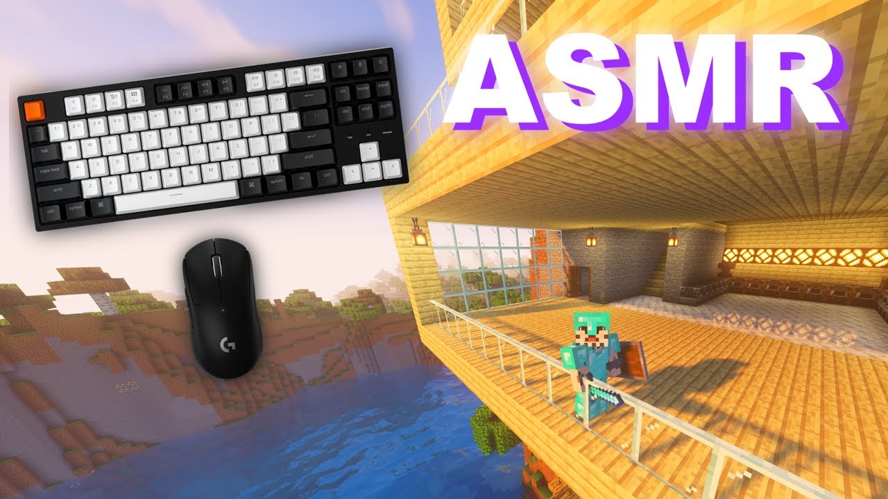 ASMR Gaming Minecraft SMP Tour Keyboard Sounds & Whispering