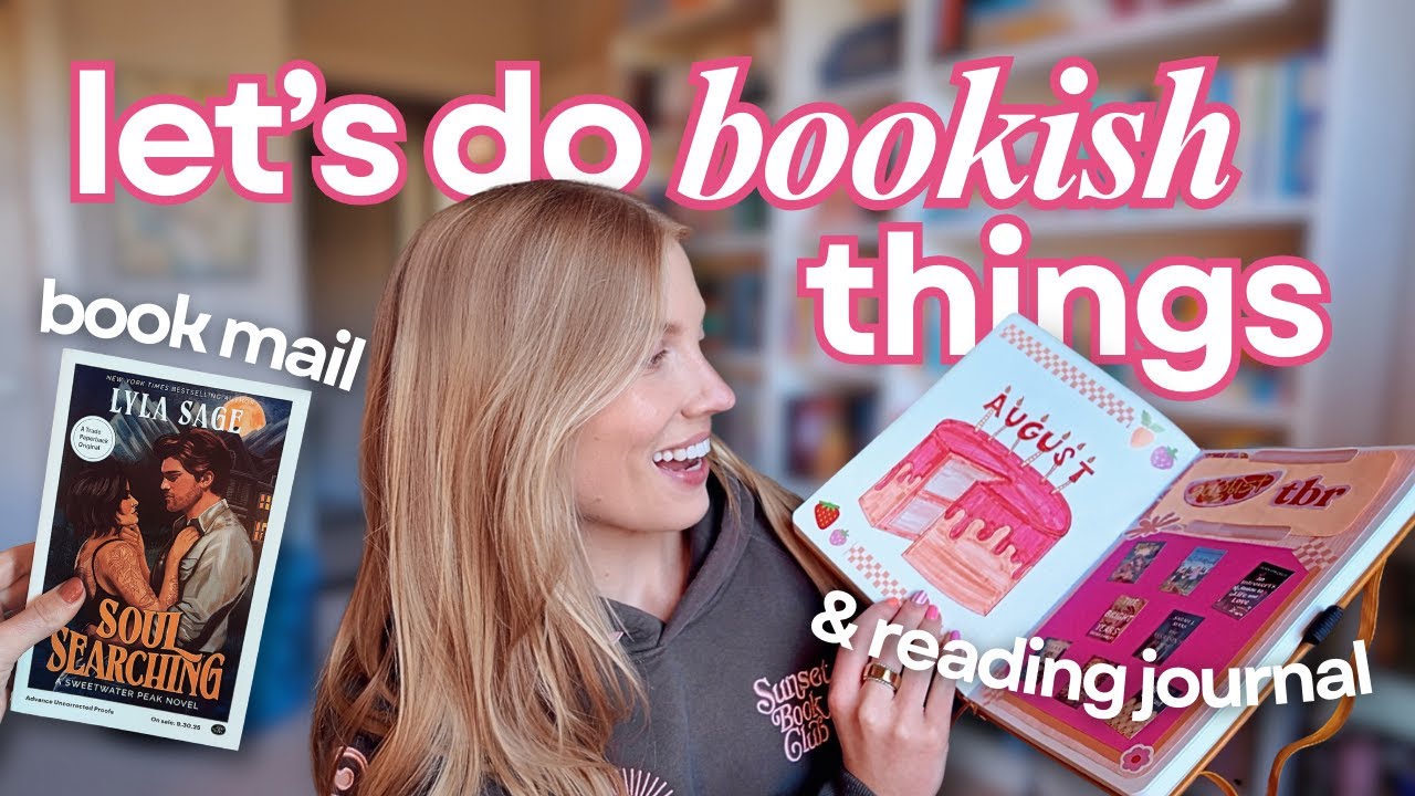doing all the bookish things 💌 reading journal, kindle colorsoft & book mail!