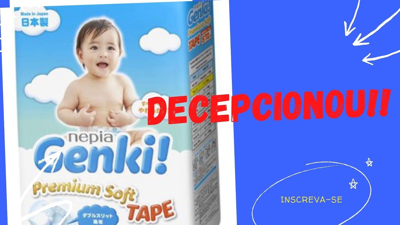 Fralda do Japão Genki - Minha experiência +testes
