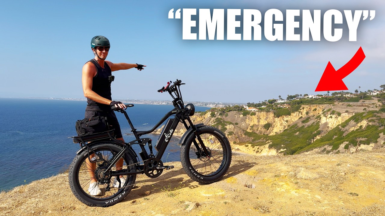 Inside America’s Largest Active Landslide on my E-Cells Dual Star Ebike