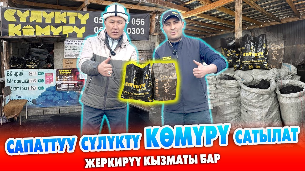 КӨМҮРДҮН эң жакшычы СҮЛҮКТҮ ~ Көп алгандарга ЖЕТКИРИП берет ~ Шашлыкка, тандырга, отопленияга ЗОР