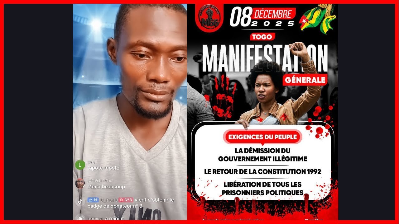 MANIFESTATION 08 D&Eacute;CEMBRE || CHEF CANTON DE KPENZID&Egrave; || AMAVI A &Eacute;T&Eacute; TRAHIE PAR...