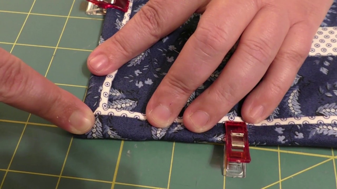 La bordure bridée (flange binding) - tutoriel gratuit