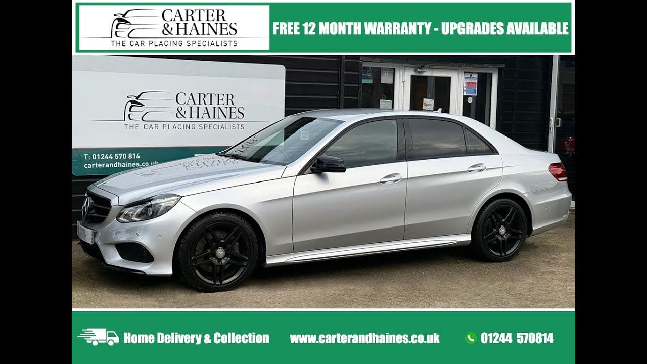 2015/65 Mercedes E Class 3.0 E350 V6 AMG Night Edition Saloon 4dr Diesel G-Tronic+ Euro 6 (258 ps)