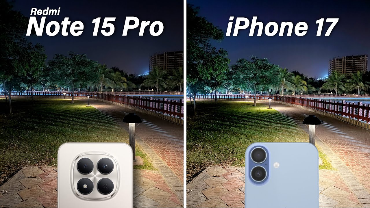 Сравнение камер Redmi Note 15 Pro и iPhone 17: тест-драйв