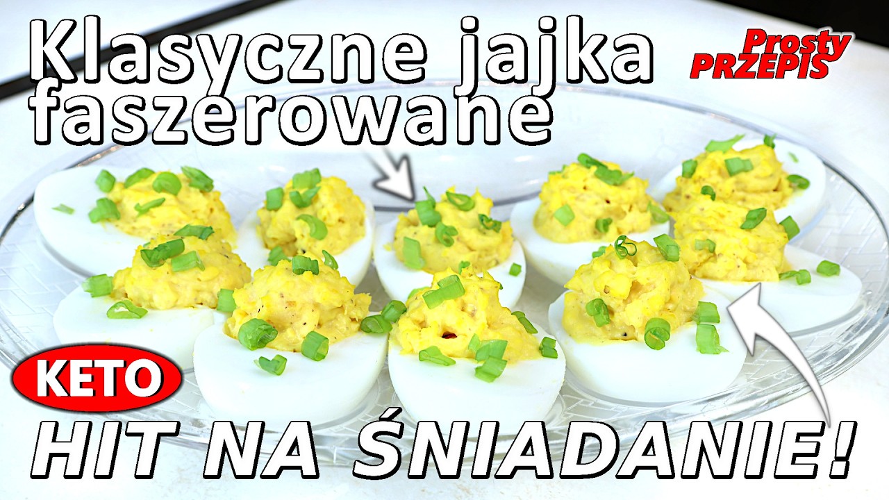 Najprostsze jajka faszerowane – klasyka, która zawsze wychodzi🥚