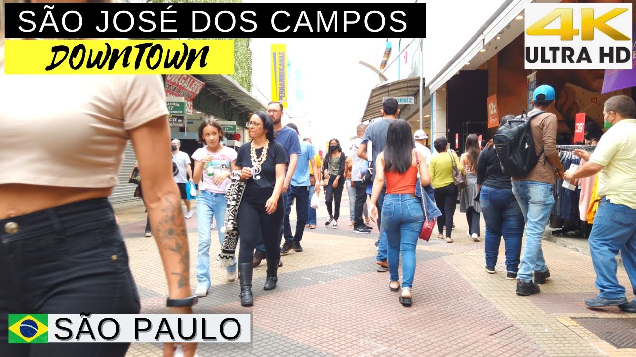 🇧🇷 SÃO JOSÉ DOS CAMPOS | Centro 2022 São Paulo, Brazil【4K】#sjc #brazil #walkin