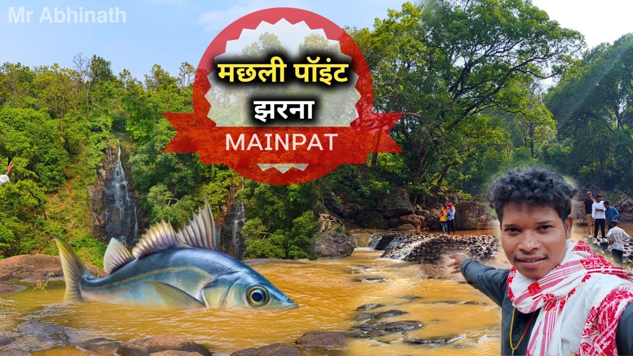 मछली पॉइंट मैनपाट 🐬|| Fishing Point Mainpat || खूबसूरत झरना || Waterfall 