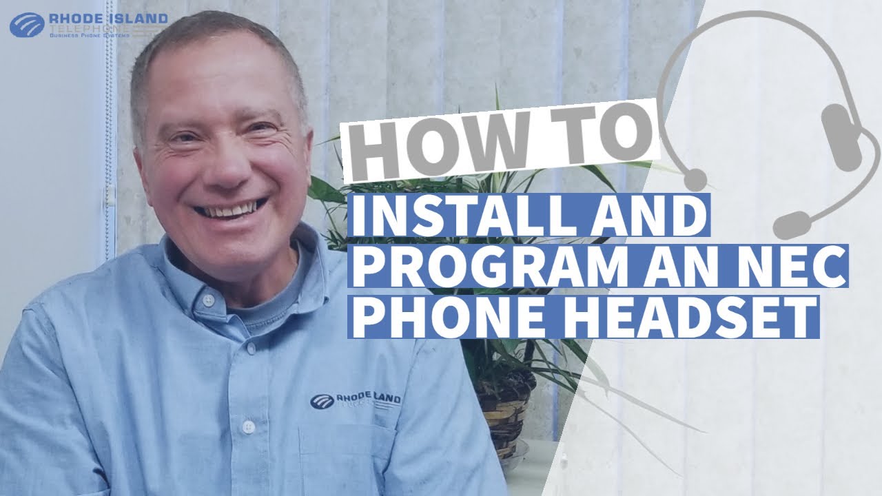 How To Install and Program an NEC Phone Headset