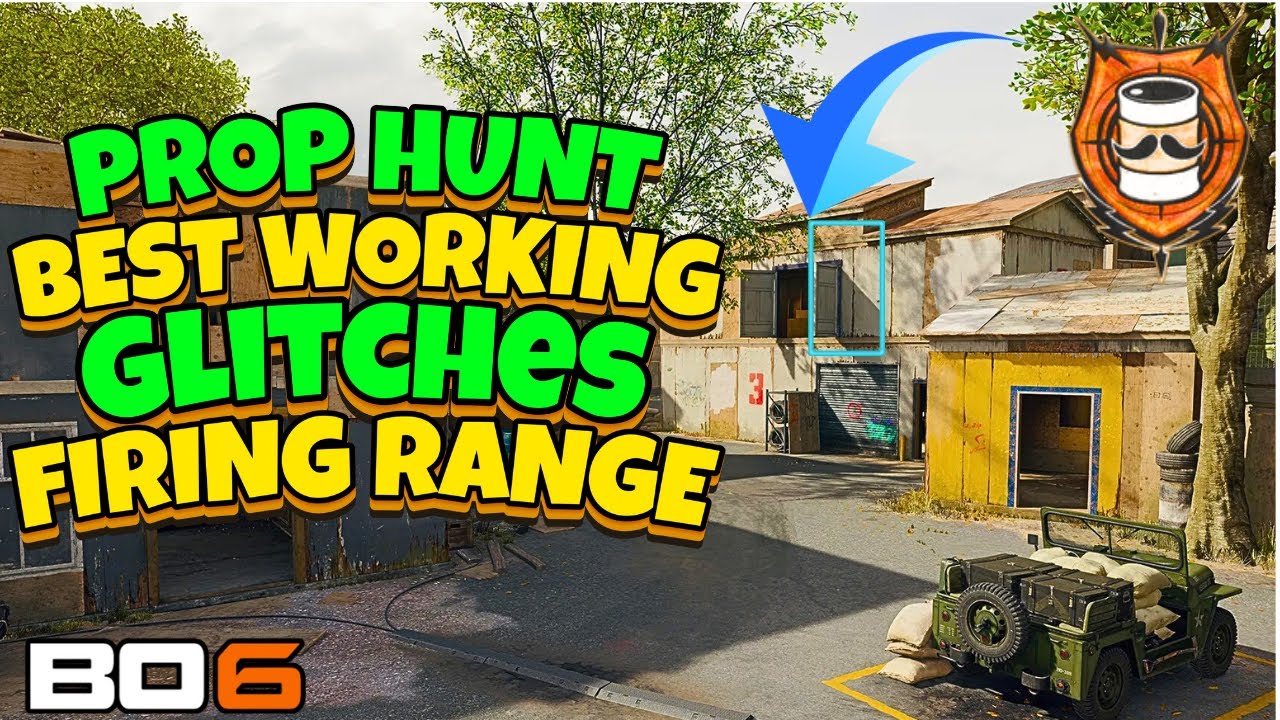BO6 best prop hunt spots on firing range!