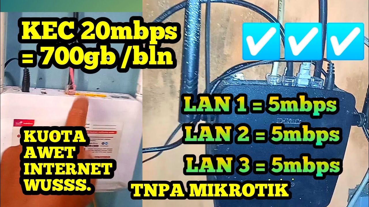 как раздать пакет indihome wifi 20mbps, который параллелен соседу без прокси