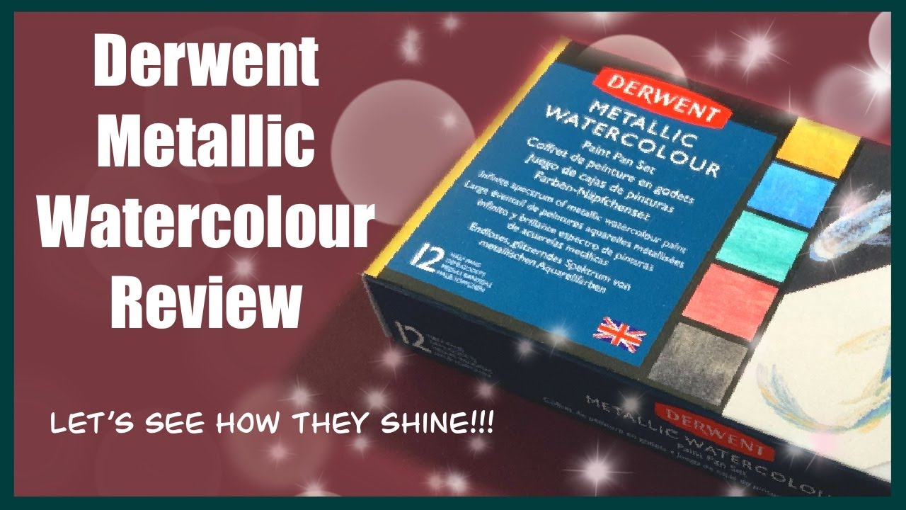 Unboxing Derwent METALLIC WATERCOLOR