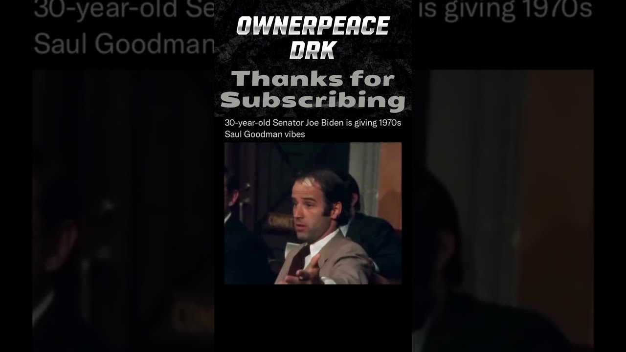 Young Senator Joe Biden. Saul Goodman vibes #shorts #daily #facts  #world #peace #top #top5 #today