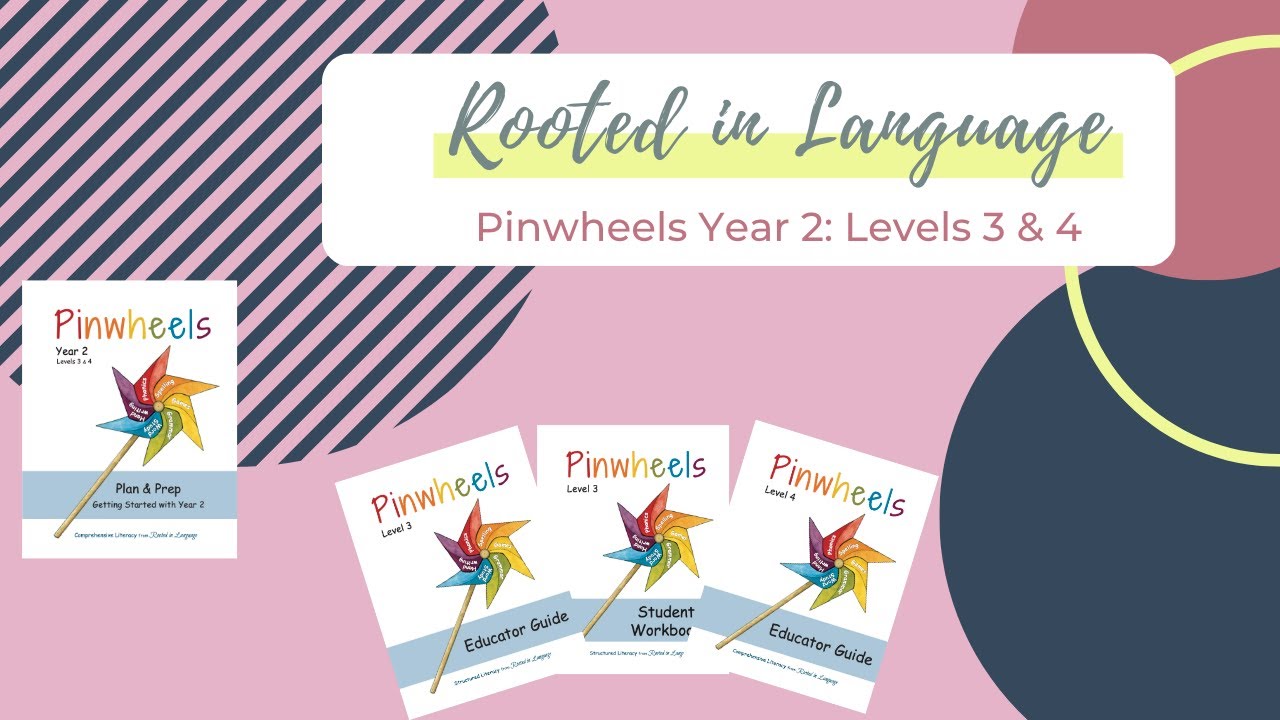 Rooted in Language Pinwheels Year 2 Homeschool Reading Curriculum