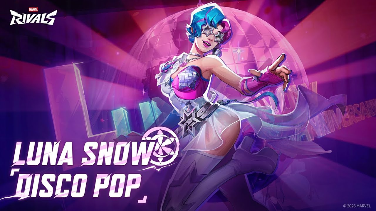 Luna Snow: Диско-поп | ЛЕГЕНДАРНЫЙ костюм, трейлер | Marvel Rivals