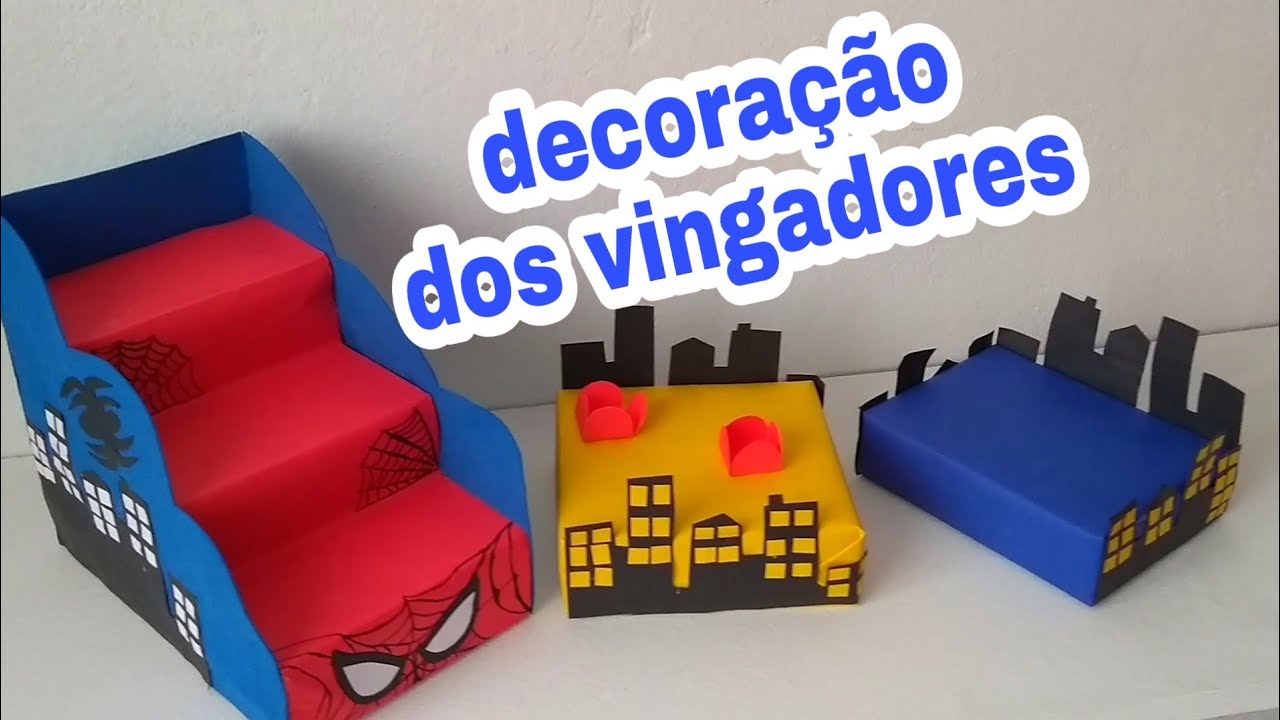 diy: festa dos vingadores / parte 2 faça você mesmo a festa do seu filho