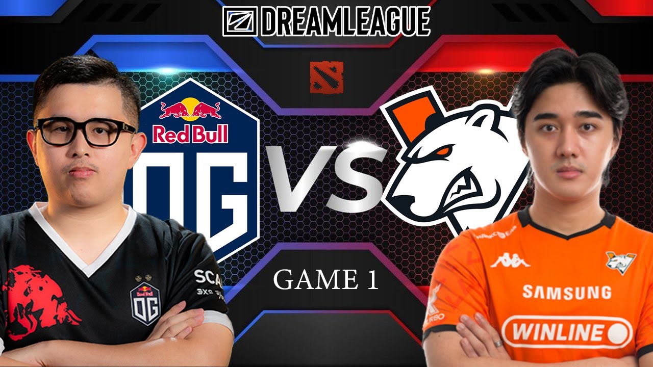 OG против VIRTUS PRO, игра 1 / Dream League, сезон 27