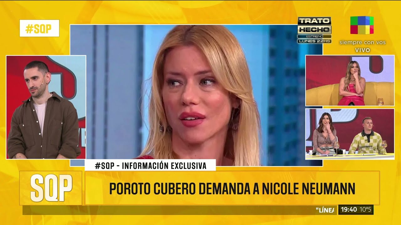 😱 FABIÁN CUBERO DEMANDÓ A NICOLE NEUMANN