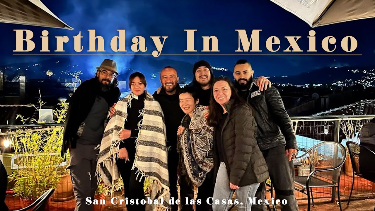 VLOG｜海外で過ごす誕生日。路上弾き語り、サプライズ in メキシコ