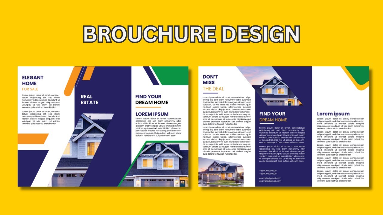 Brochure design ideas | Trifold brochure design