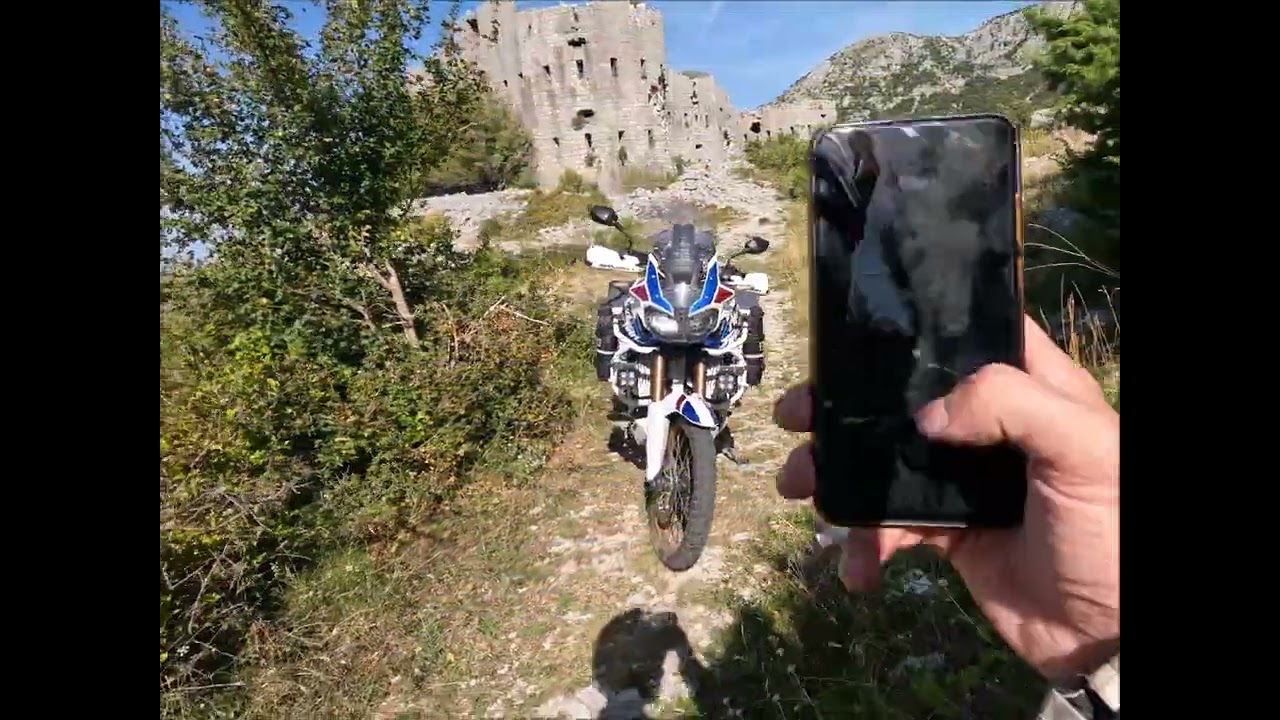 Balkan 2023, Fort Kosmac, Montenegro, POV Africa Twin 1000 Adventure Sports