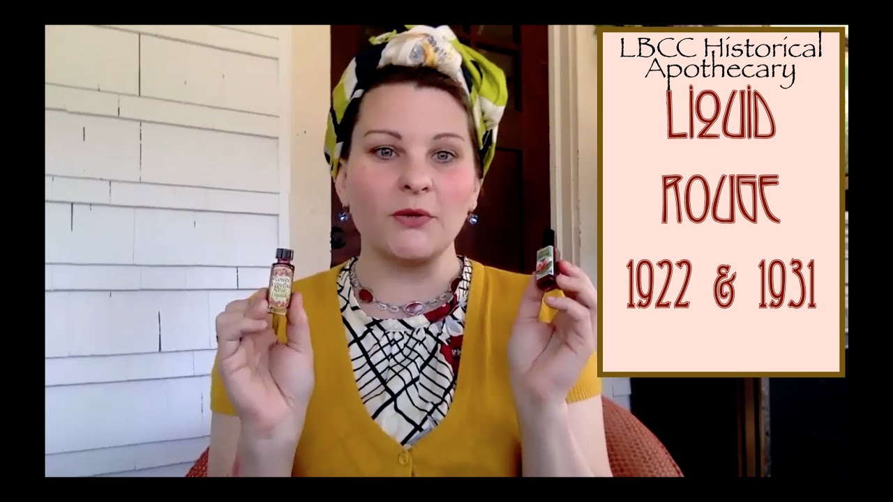 LBCC Historical 1920s + 1930's Liquid Rouge Swatches- Authentic Vintage Look With Liquid Rouge