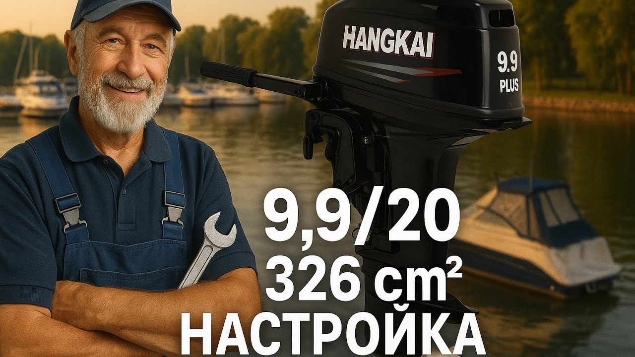 Китайский ПЛМ 326 кубов, часть 2 - Настройка на примере Hangkai 9.9 PLUS