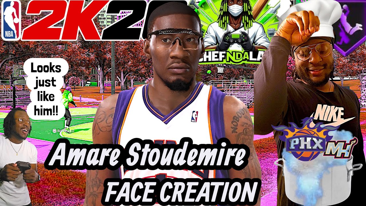 Реалистичное создание лица Амаре Стаудемайра в NBA 2k26 (версия «Шеф») 💪🏾🔥🔥