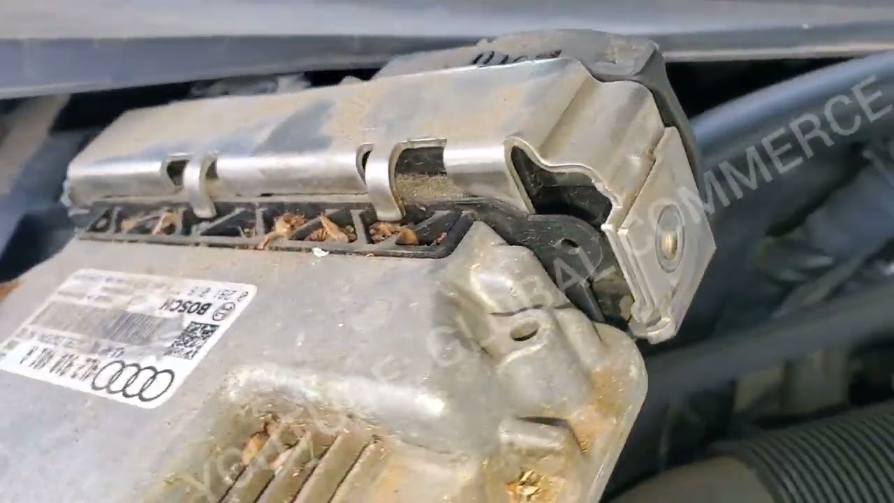 Audi Q7 ECM PCM engine computer Location and removal process, EASY!