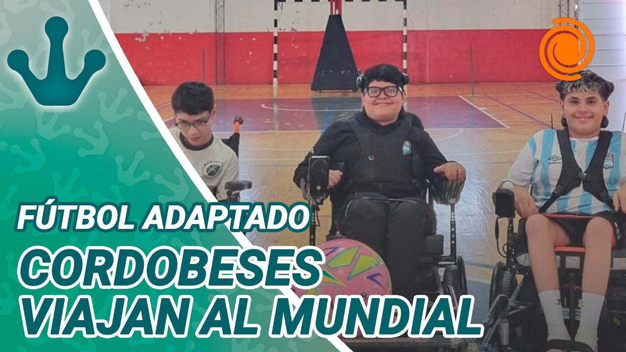CORDOBESES viajan al Mundial de fútbol adaptado