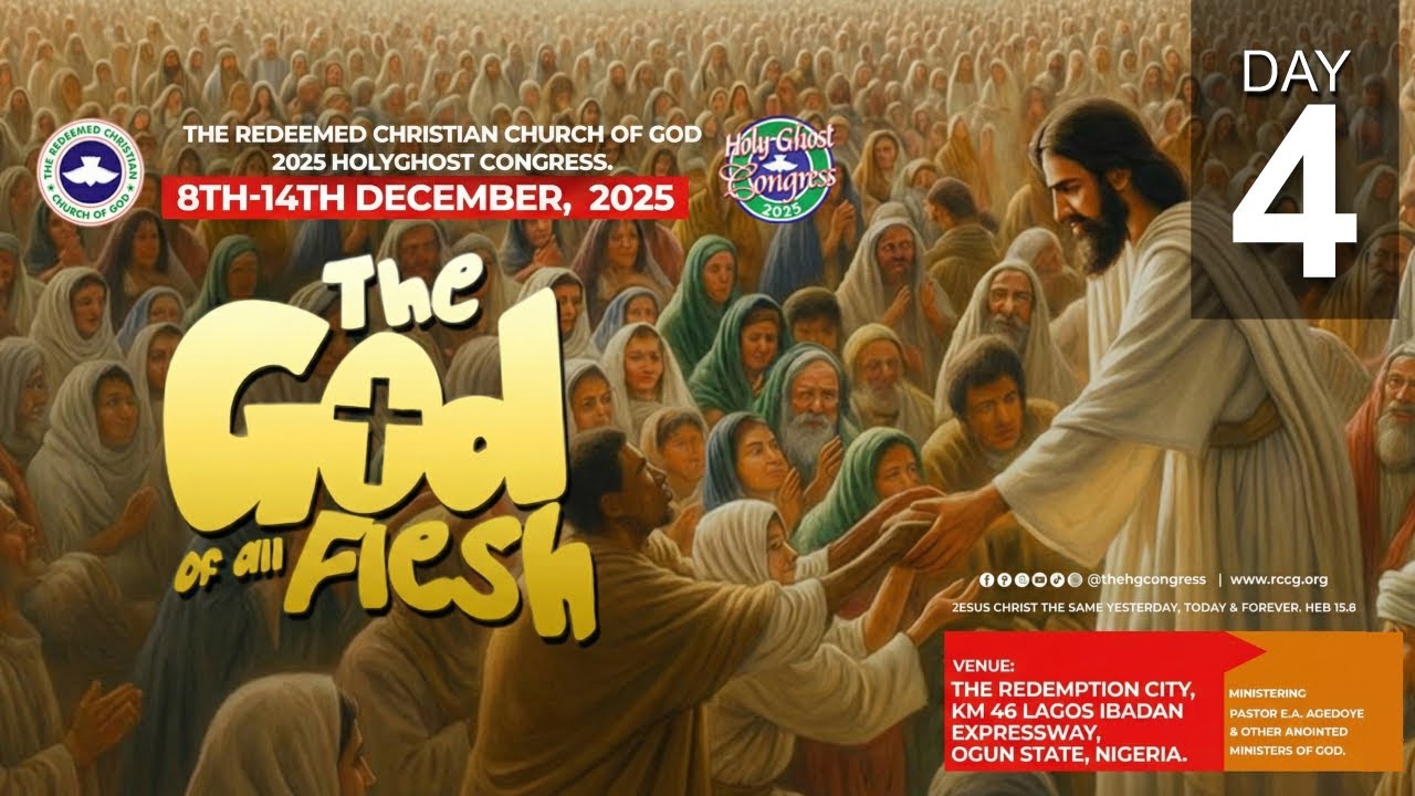 RCCG HOLY GHOST CONGRESS 2025 - DAY 4_ EVENING SERVICE