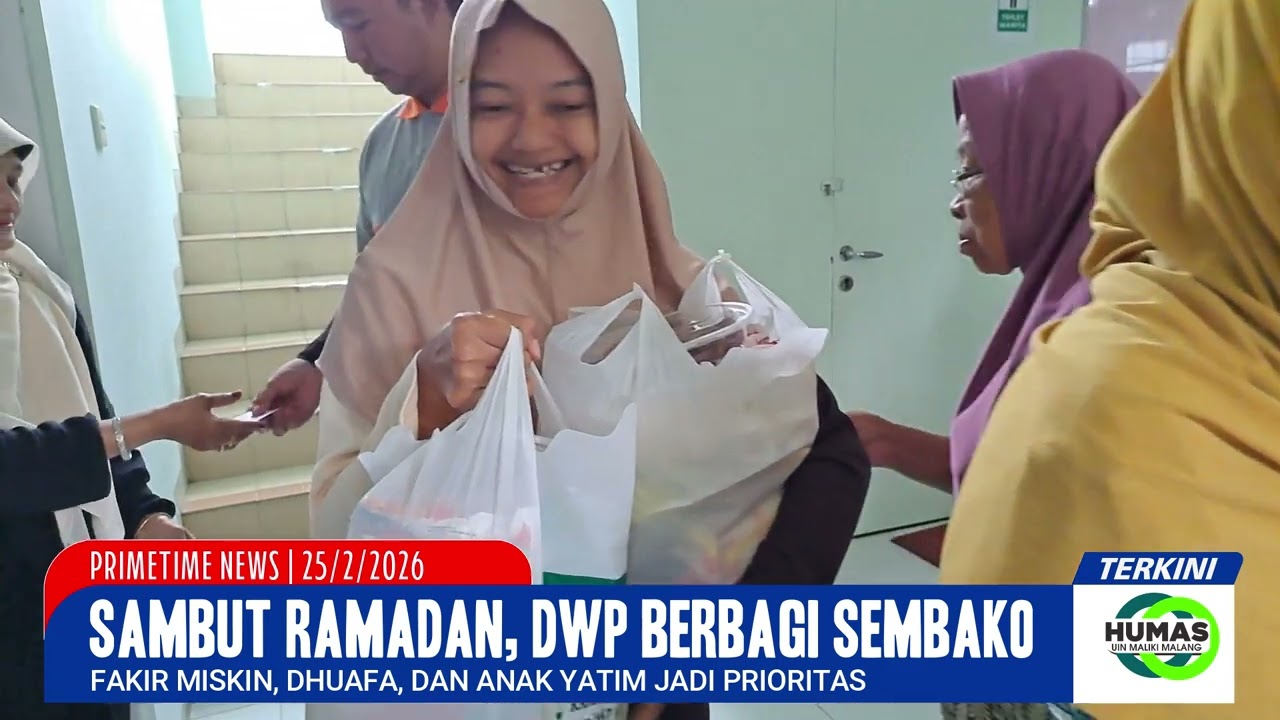 SAMBUT RAMADAN, DWP UIN MALANG BERBAGI SEMBAKO