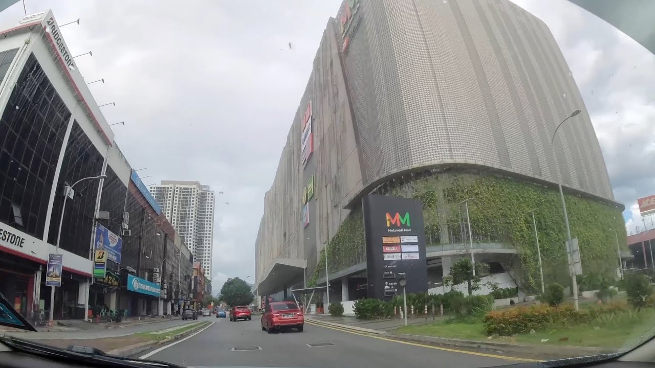 Driving to Melawati Mall
