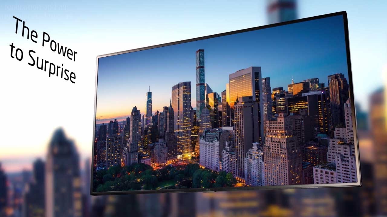 NEC P and V Series Large Format Displays – The Future of Digital Signage