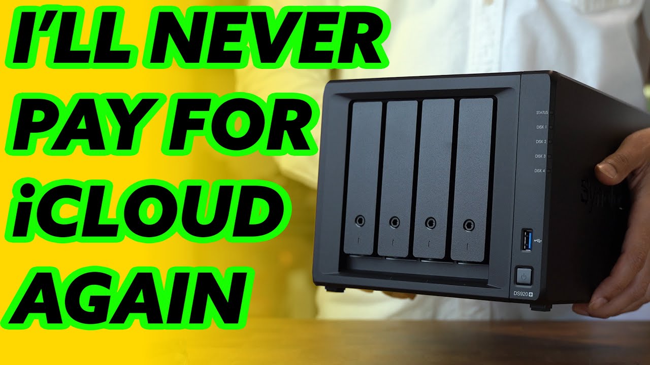 I'LL NEVER PAY FOR iCLOUD AGAIN! Synology NAS DS920+ Unboxing & First Boot video!