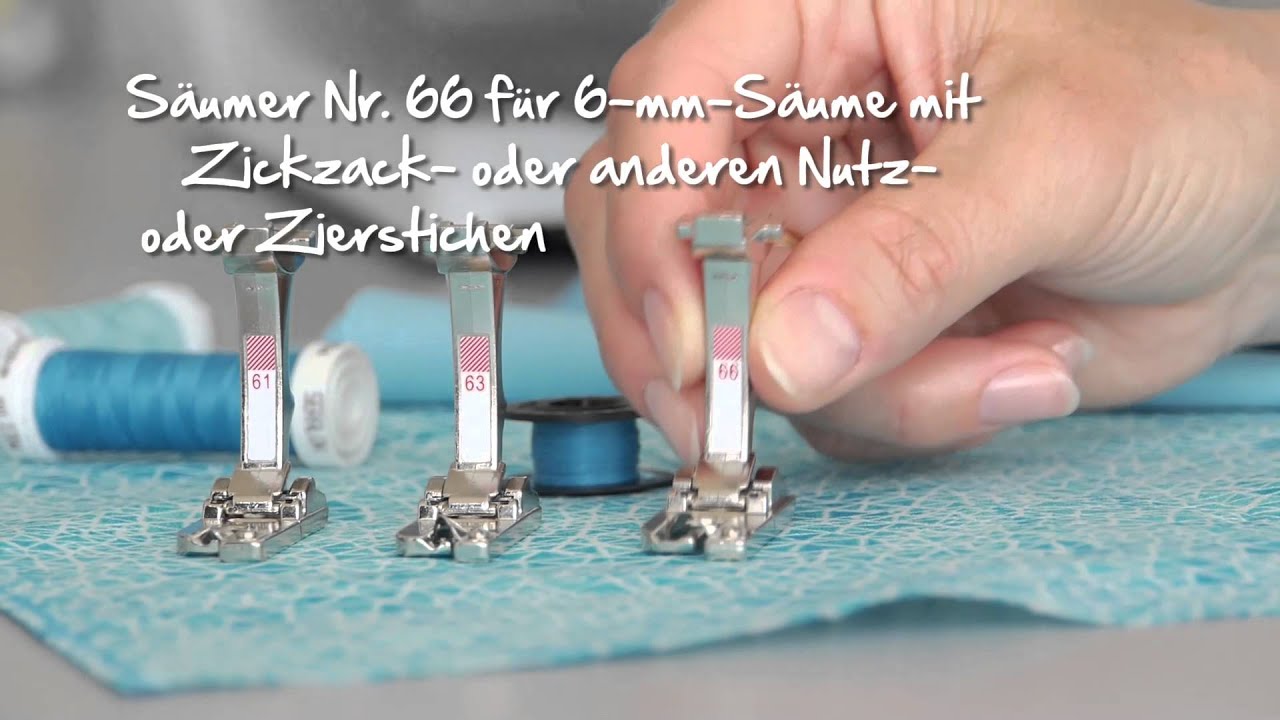 Tutorial: Videoanleitung zu BERNINA Säumer Nr. 61-69